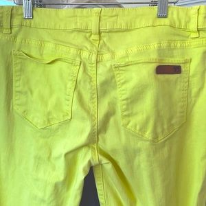 Highlight yellow Joe’s jeans